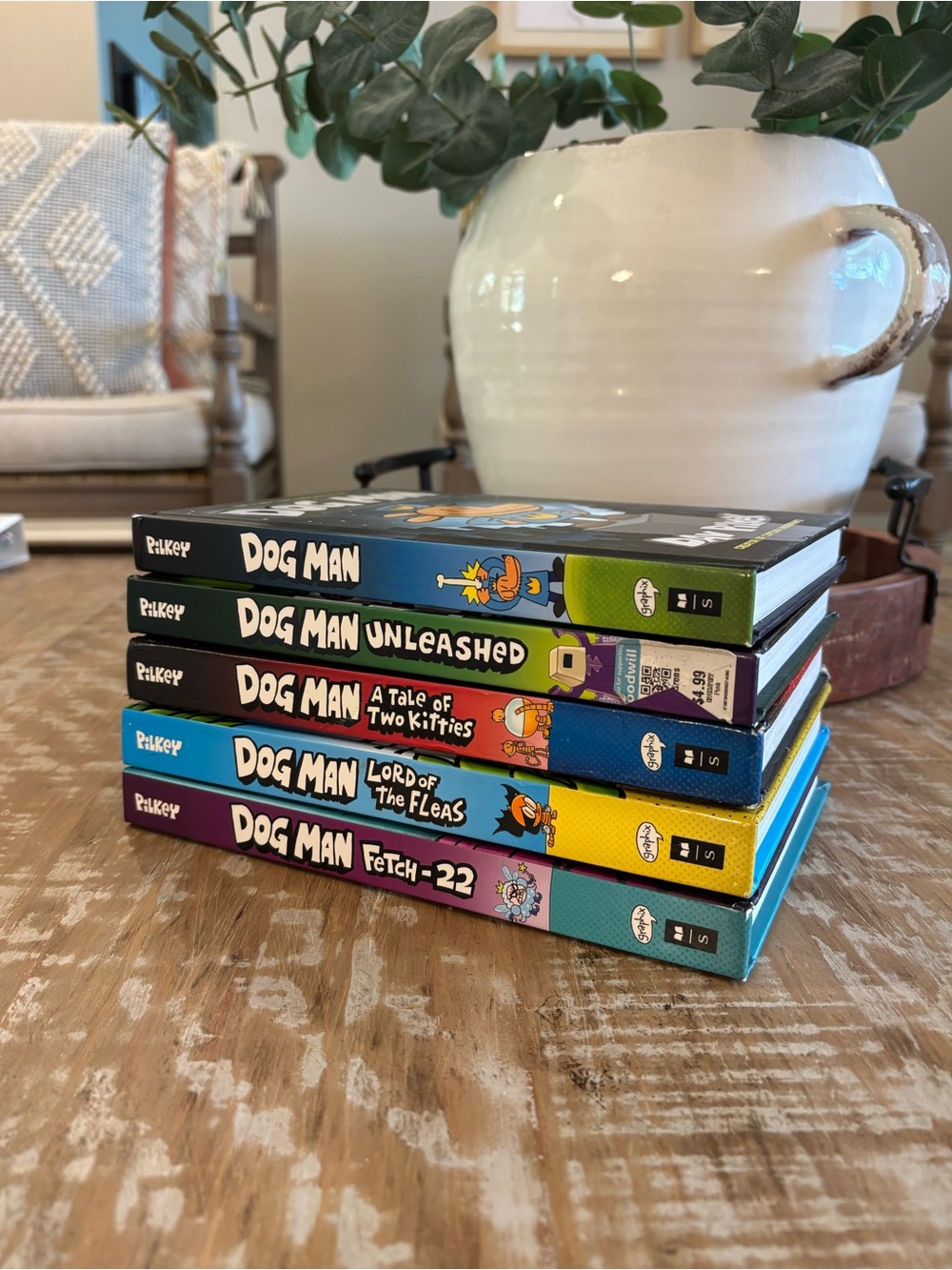 Dog Man Dav Pilkey Hardcover Books Lot of 5 Graphic Novels - Lot 1